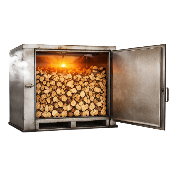 Oven gedroogd haardhout